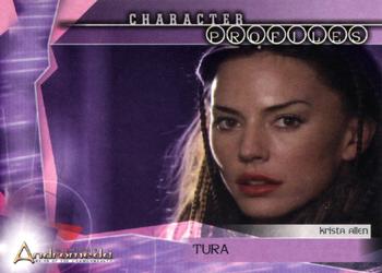 2004 Inkworks Andromeda Reign of the Commonwealth #16 Character Profiles: Tura (Krista Allen) Front