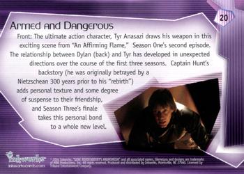 2004 Inkworks Andromeda Reign of the Commonwealth #20 Season 1 Highlights: Armed and Dangerous Back