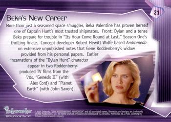 2004 Inkworks Andromeda Reign of the Commonwealth #21 Season 1 Highlights: Beka's New Career Back