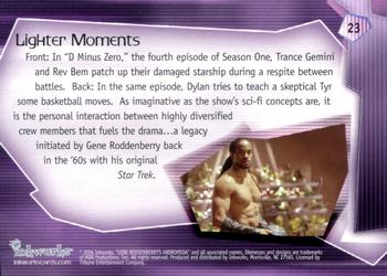 2004 Inkworks Andromeda Reign of the Commonwealth #23 Season 1 Highlights: Lighter Moments Back