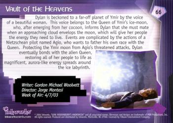 2004 Inkworks Andromeda Reign of the Commonwealth #66 Episode 317: Vault of the Heavens Back