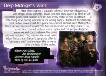 2004 Inkworks Andromeda Reign of the Commonwealth #67 Episode 318: Deep Midnight's Voice Back