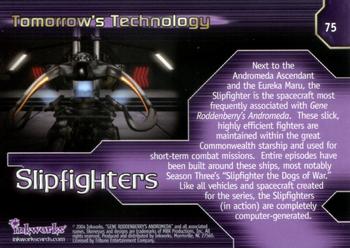 2004 Inkworks Andromeda Reign of the Commonwealth #75 Tomorrow's Technology: Slipfighters Back