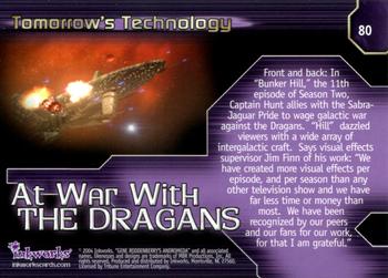 2004 Inkworks Andromeda Reign of the Commonwealth #80 Tomorrow's Technology: At War With the Dragans Back