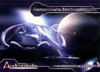 2004 Inkworks Andromeda Reign of the Commonwealth #81 Tomorrow's Technology: A Universe of Hope Front