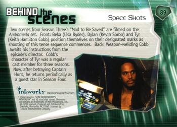 2004 Inkworks Andromeda Reign of the Commonwealth #89 Behind the Scenes: Space Shots Back