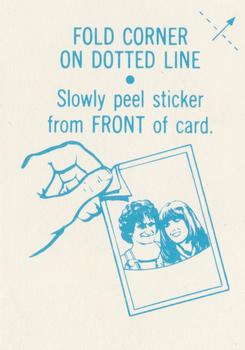 1978 Topps Mork & Mindy - Stickers #5 Skateboard Fever! Back