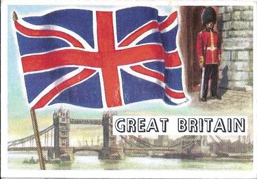 1956 Topps Flags of the World (R714-5) #26 Great Britain Front