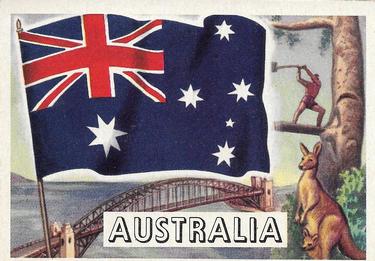 1956 Topps Flags of the World (R714-5) #59 Australia Front