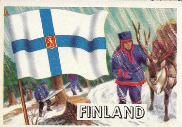 1956 Topps Flags of the World (R714-5) #74 Finland Front
