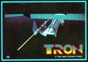 1982 Donruss Tron Movie #12 Solar Sailer Front