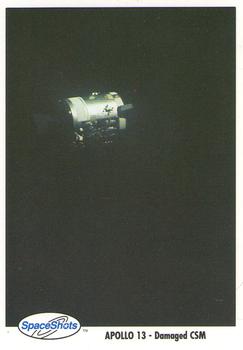 1990-92 Space Ventures Space Shots #0036 Apollo 13 - Damaged CSM Front