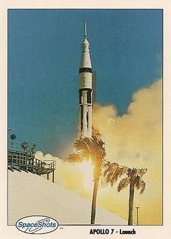 1990-92 Space Ventures Space Shots #0017 Apollo 7 - Launch Front