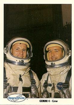 1990-92 Space Ventures Space Shots #0060 Gemini 4 - Crew Front