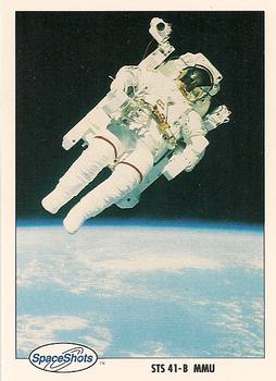 1990-92 Space Ventures Space Shots #0096 STS 41-B  MMU Front