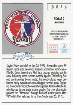 1990-92 Space Ventures Space Shots #0076 Skylab 2 - Moonrise Back