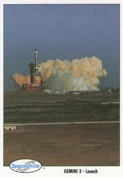 1990-92 Space Ventures Space Shots #0077 Gemini 3 - Launch Front