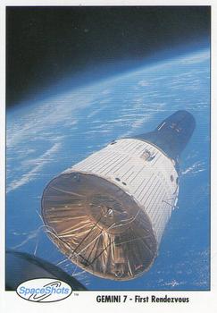 1990-92 Space Ventures Space Shots #0082 Gemini 7 - First Rendezvous Front