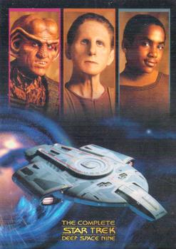 2003 Rittenhouse The Complete Star Trek Deep Space Nine #3 (Quark - Odo - Jake) Front