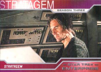 2004 Rittenhouse Star Trek Enterprise Season 3 #202 The Xindi named Degra awoke aboard a Melorian Front