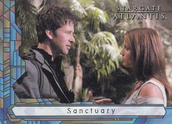 2005 Rittenhouse Stargate Atlantis Season 1 #44 To McKay's annoyance, Chaya claims Athar has Front
