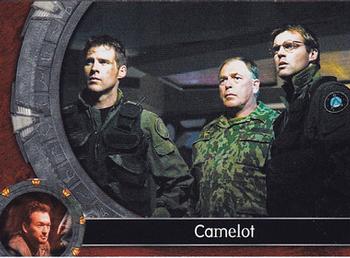 2007 Rittenhouse Stargate SG-1 Season 9 #63 Daniel and Mitchell are beamed aboard the Koro Front
