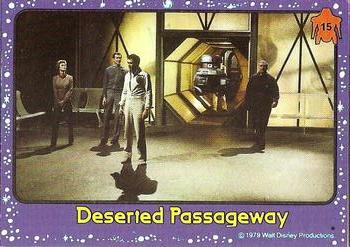1979 Topps The Black Hole #15 Deserted Passageway Front