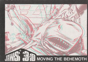 1983 Topps Jaws 3-D #14 The construction of a dream Back