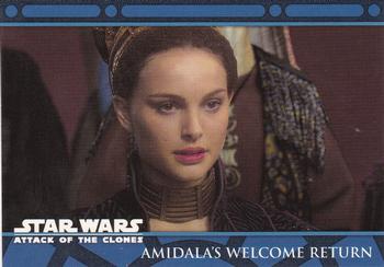 2002 Topps Star Wars: Attack of the Clones (UK) #6 Amidala's Welcome Return Front