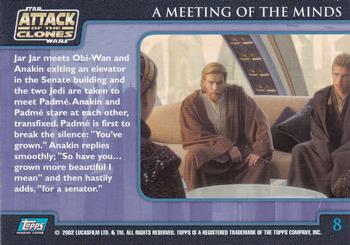 2002 Topps Star Wars: Attack of the Clones (UK) #8 A Meeting of the Minds Back