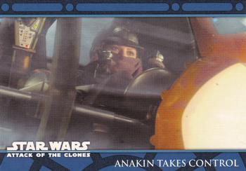 2002 Topps Star Wars: Attack of the Clones (UK) #15 Anakin Takes Control Front