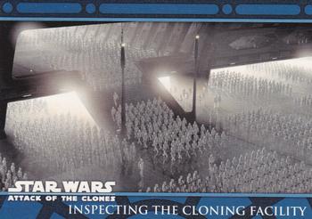2002 Topps Star Wars: Attack of the Clones (UK) #31 Inspecting the Cloning Facility Front