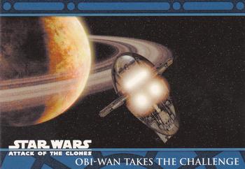 2002 Topps Star Wars: Attack of the Clones (UK) #42 Obi-Wan Takes the Challenge Front