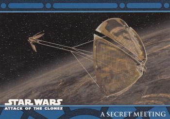 2002 Topps Star Wars: Attack of the Clones (UK) #76 A Secret Meeting Front