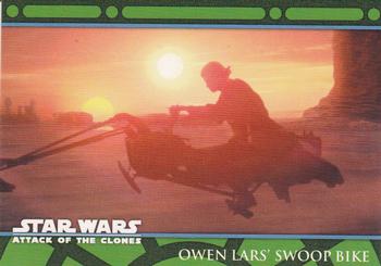 2002 Topps Star Wars: Attack of the Clones (UK) - Vehicles #V6 Owen Lar's Swoop Bike Front