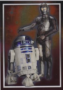 2002 Topps Star Wars: Attack of the Clones (UK) - Characters #C6 R2-D2 and C-3P0 Front