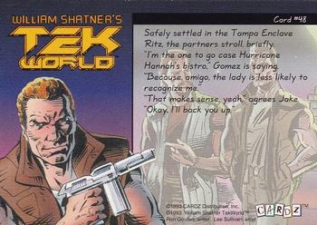 1993 Cardz William Shatner's Tek World #48 At the Ritz Back