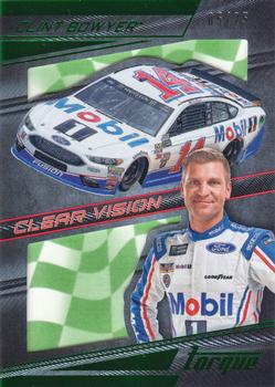 2017 Panini Torque - Clear Vision Green #23 Clint Bowyer Front