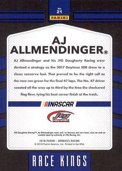 2018 Donruss #21 AJ Allmendinger Back
