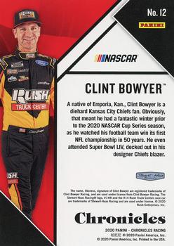 2020 Panini Chronicles - Red #12 Clint Bowyer Back