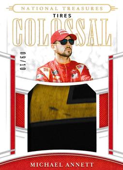 2020 Panini National Treasures - Colossal Race Used Tires Prime #CRU-MA Michael Annett Front