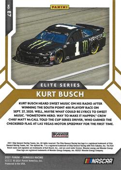 2021 Donruss - Elite Series Holographic #E7 Kurt Busch Back
