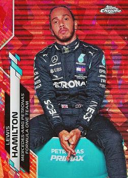 2020 Topps Chrome Sapphire Edition Formula 1 - Red #1 Lewis Hamilton Front