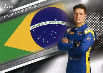 2021 Topps Formula 1 - Flags of Foundation #FF-FD Felipe Drugovich Front