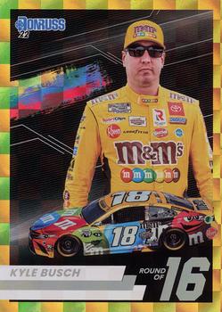 2022 Donruss - Round of 16 Checkers #R4 Kyle Busch Front