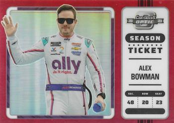2023 Panini Chronicles - Contenders Optic Red #6 Alex Bowman Front