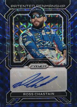 2023 Panini Prizm - Patented Penmanship Reactive Blue #PP-RCH Ross Chastain Front