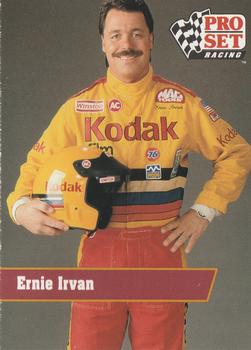 1991 Pro Set #13 Ernie Irvan Front