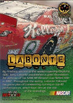 1997 Wheels Viper - Black Racer #3 Terry Labonte Back