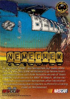 1997 Wheels Viper - Black Racer #21 Joe Nemechek Back